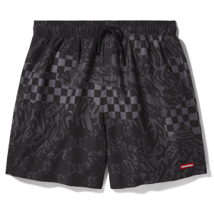 3AM CHECK SWIM SHORTS