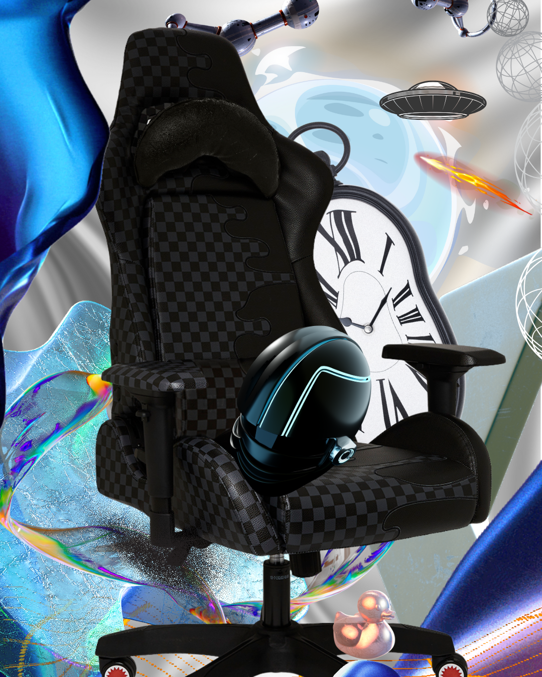 SPEED SHARK SIDE SWIPE GAMING CHAIR - Image 5