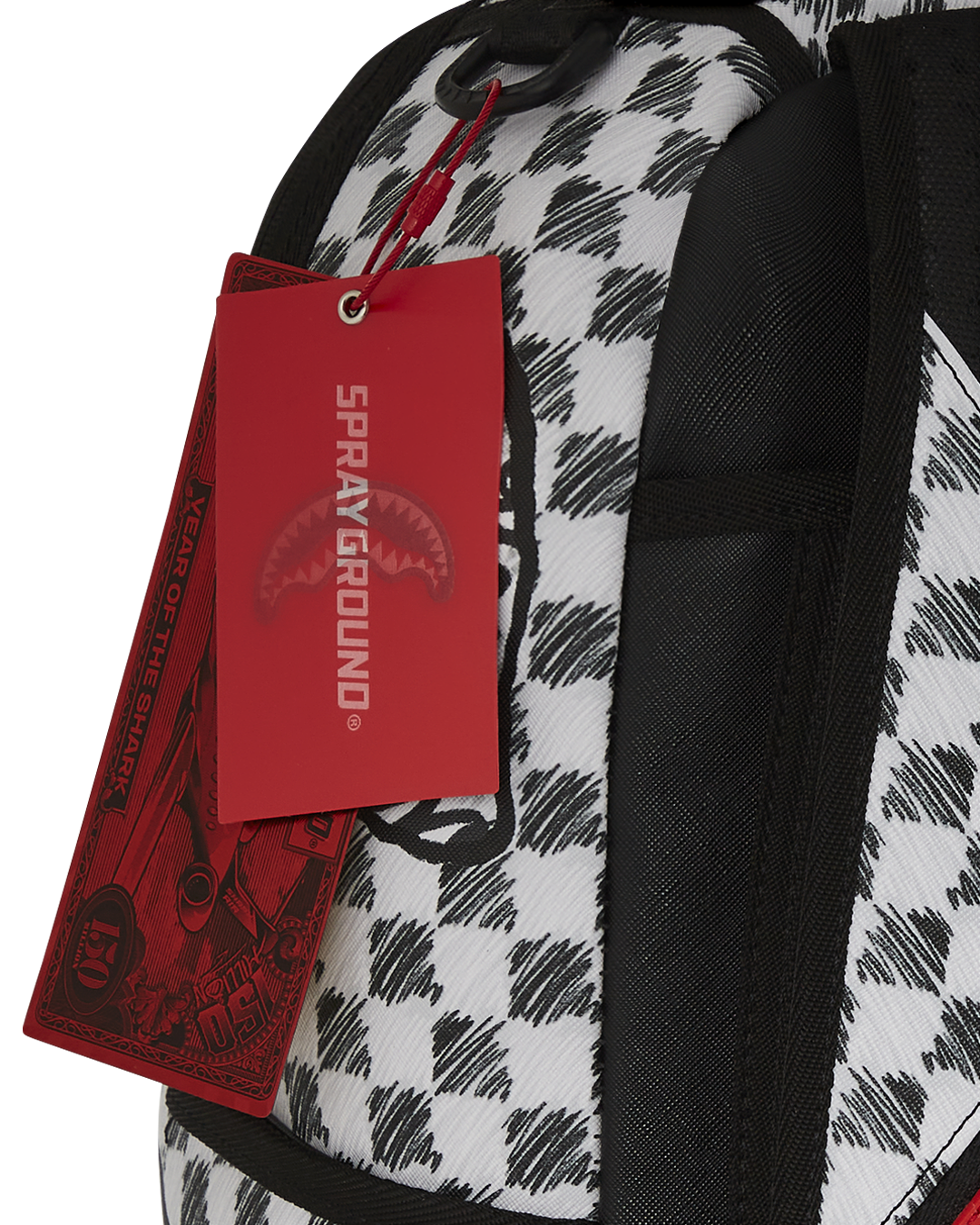 SCRIBBLE DRIBBLE CHECK BACKPACK - Image 16