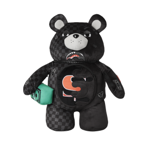 SPEED SHARK SIDE SWIPE MONEYBEAR TEDDY BEAR BACKPACK