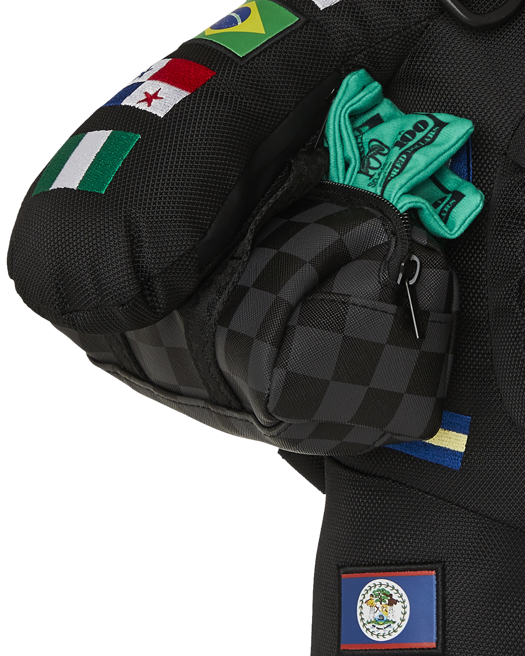 JAMES FIRST CLASS GLOBAL FLAGS MONEYBEAR BACKPACK - Image 11