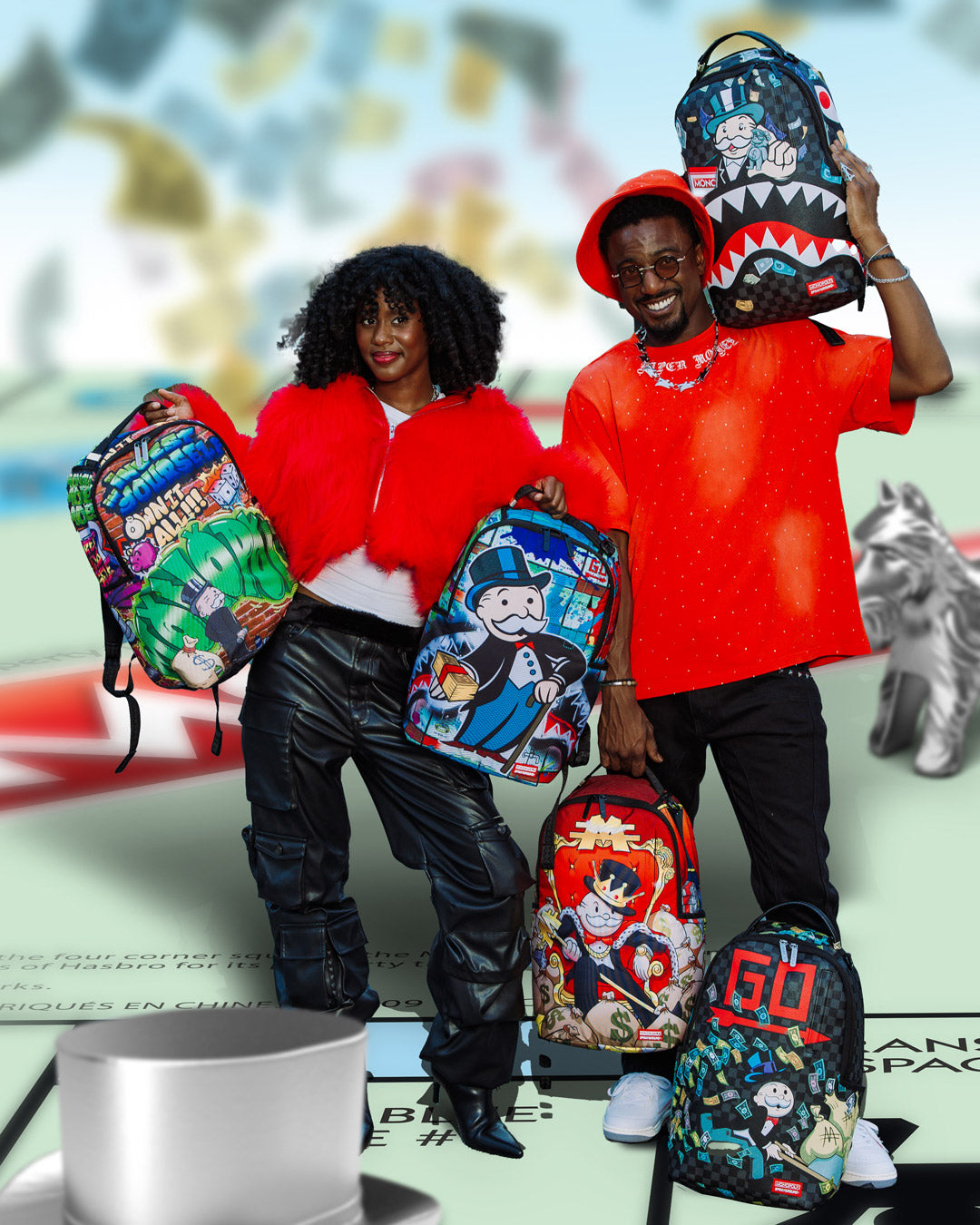 MONOPOLY WHEEL BARREL BACKPACK - Image 6