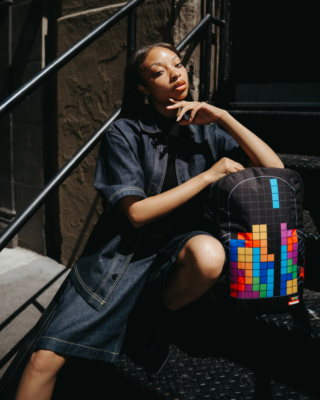 TETRIS WITH DIABLO AND MONEY BEAR BACKPACK - Image 6