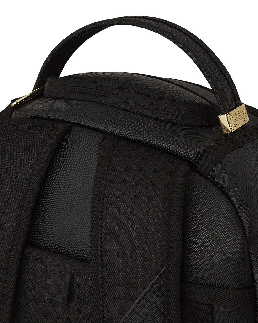 GOLD AND BLACK RACING STRIPES BACKPACK - Image 13